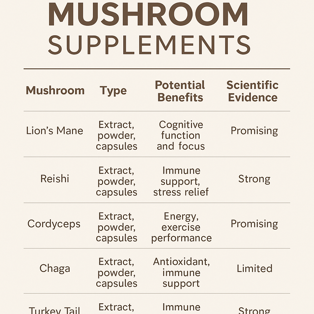 The Ultimate Guide to Mushroom Supplements: